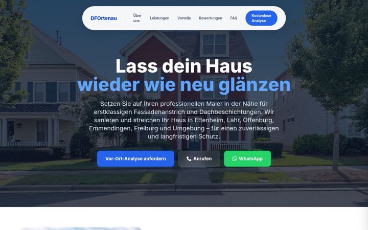 Screenshot ta' dfortenau.de