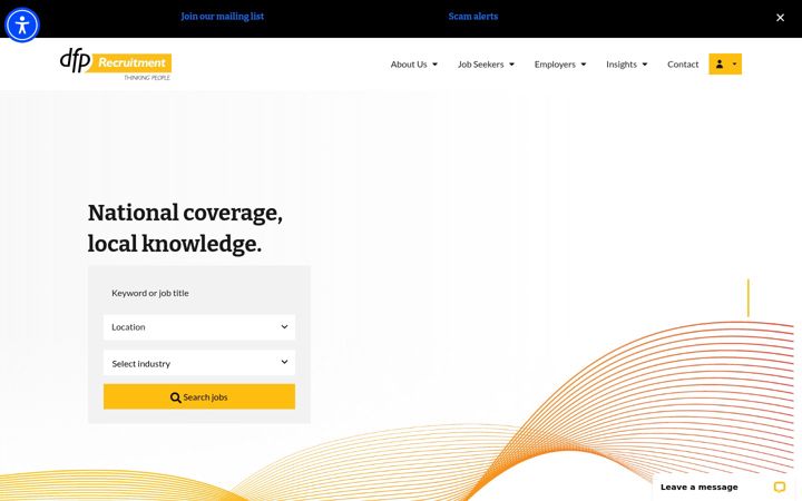 Captura de ecrã de dfp.com.au
