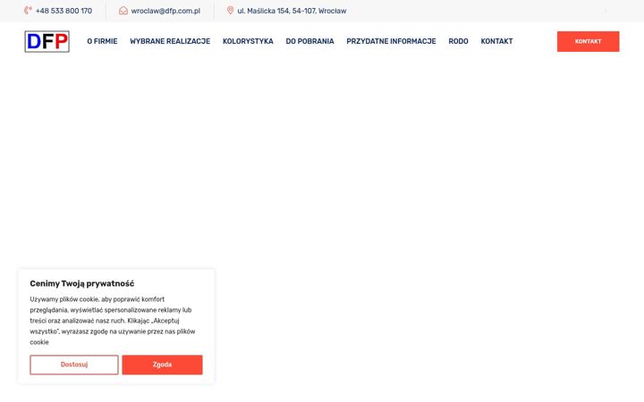 Skærmbillede af dfp.com.pl