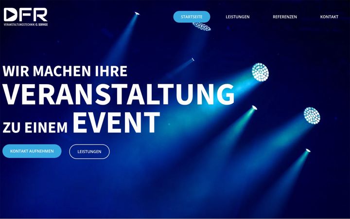 Screenshot ta' dfr-events.de