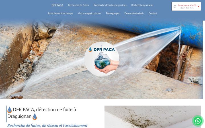 Screenshot of dfr-paca.fr