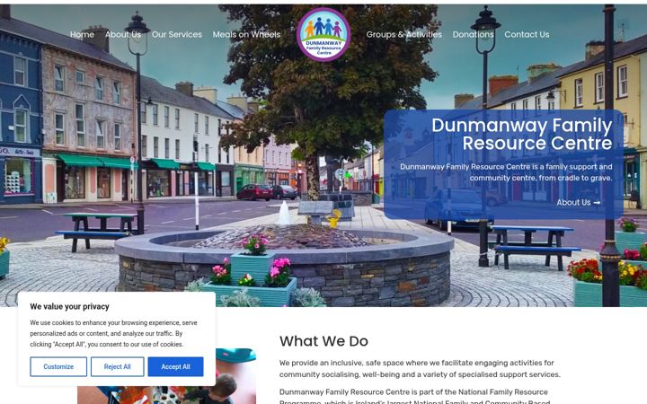 Screenshot von dfrc.ie