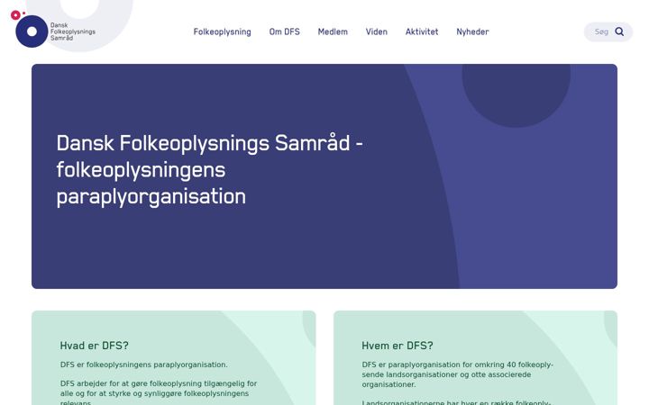 Screenshot of dfs.dk