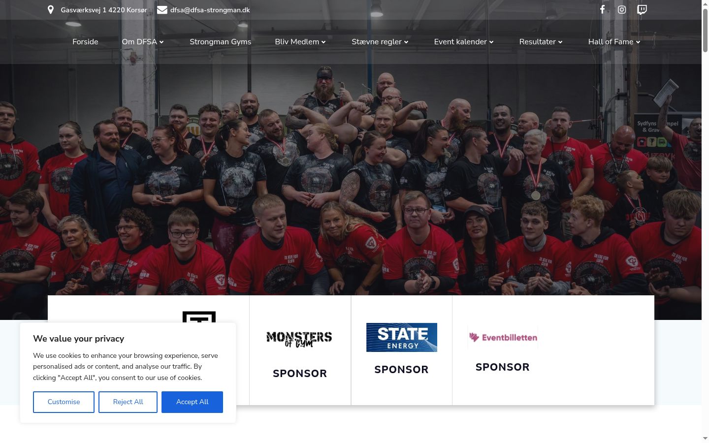 Screenshot des Einwilligungsbanners vor jeglicher Interaktion