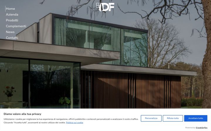 Screenshot of dfserramentisrl.it