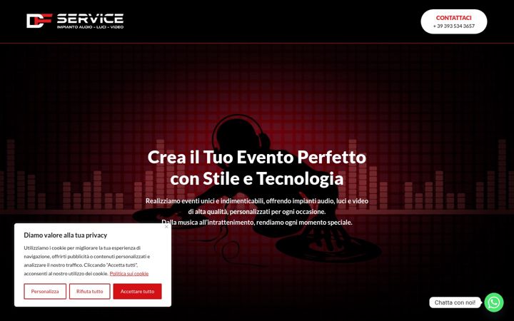 Screenshot of dfservicesrl.it