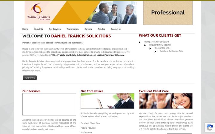 Screenshot of dfsolicitors.co.uk