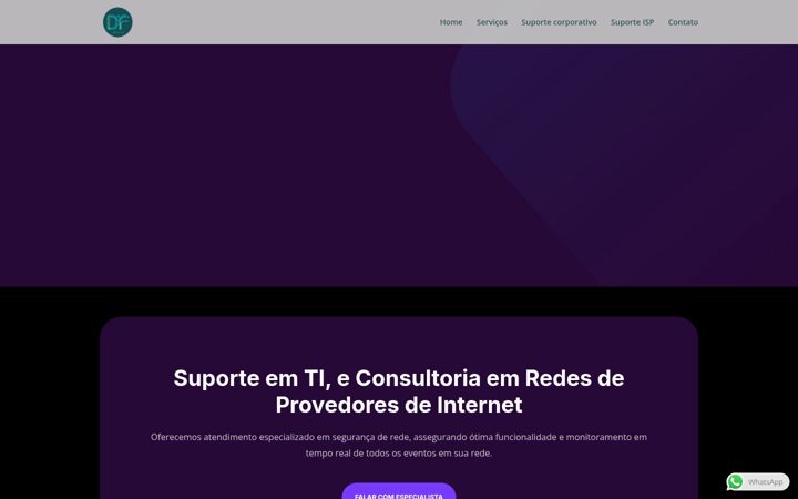 Screenshot of dfsolutions.com.br