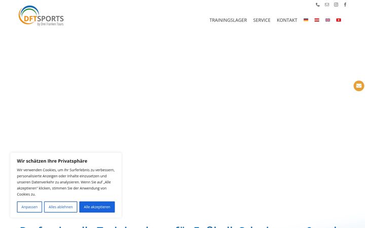Screenshot of dft-sports.de