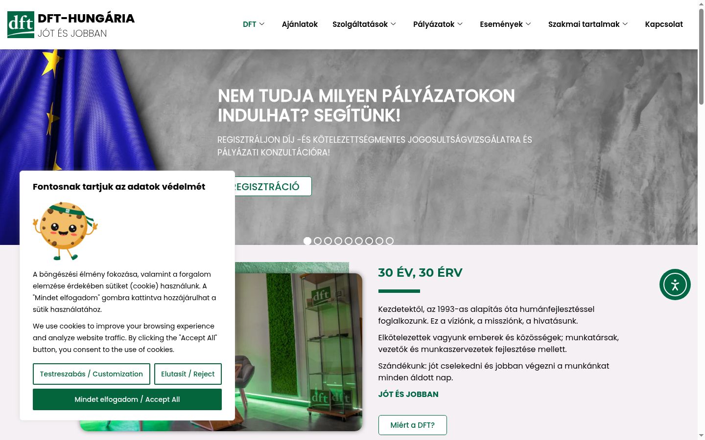 Snimka zaslona bannera za privolu prikazanog prije bilo kakve interakcije