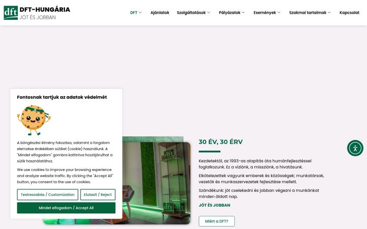 Screenshot of dft.hu