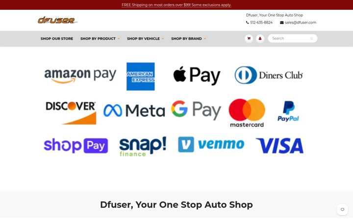 Screenshot of dfuser.com