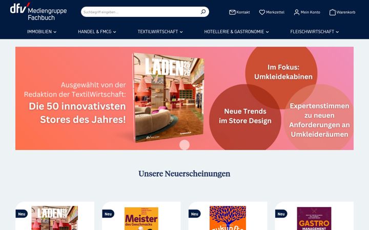 Screenshot di dfv-fachbuch.de