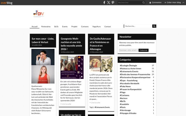 Screenshot of dfvblog.com