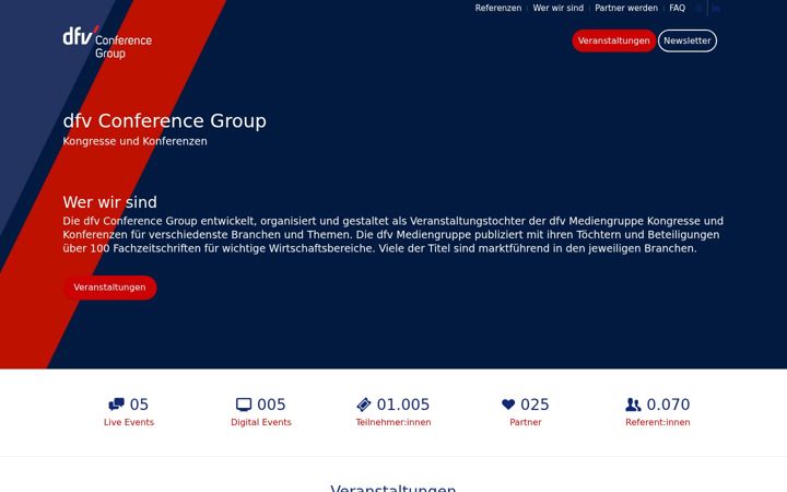 Ekrano kopija dfvcg-events.de
