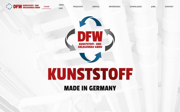 Screenshot of dfw-online.de