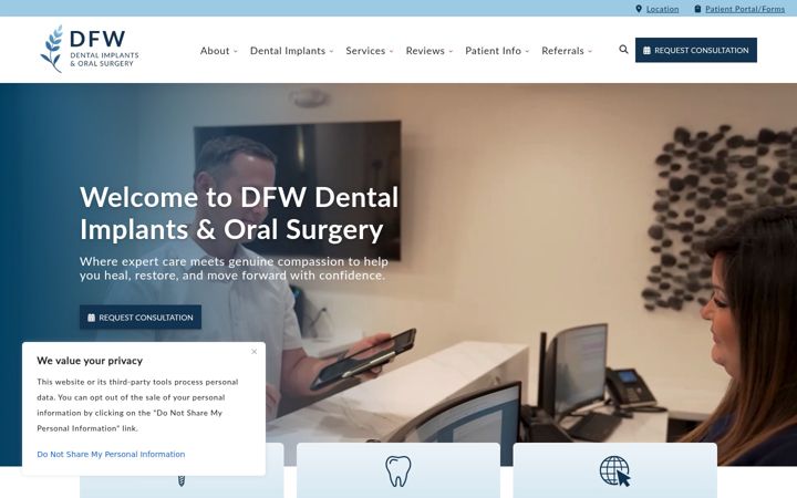 Screenshot of dfwdios.com