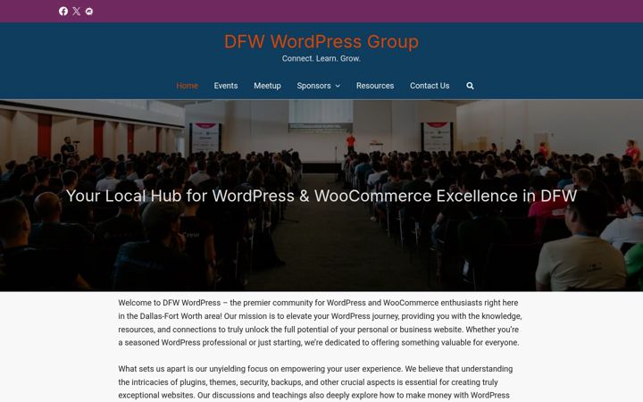 Screenshot of dfwwp.com