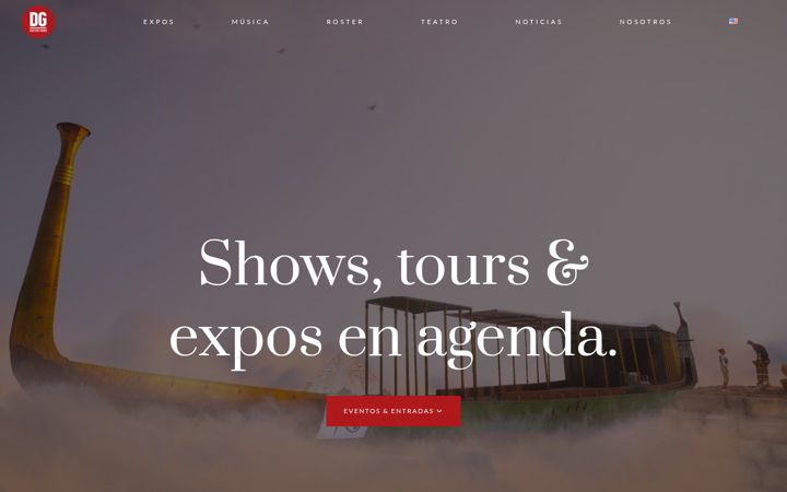 Screenshot of dg-experience.com
