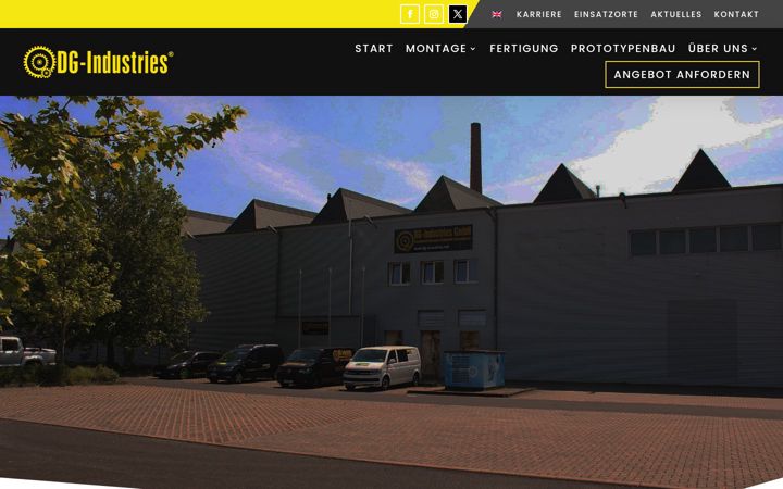 Screenshot of dg-industries.net