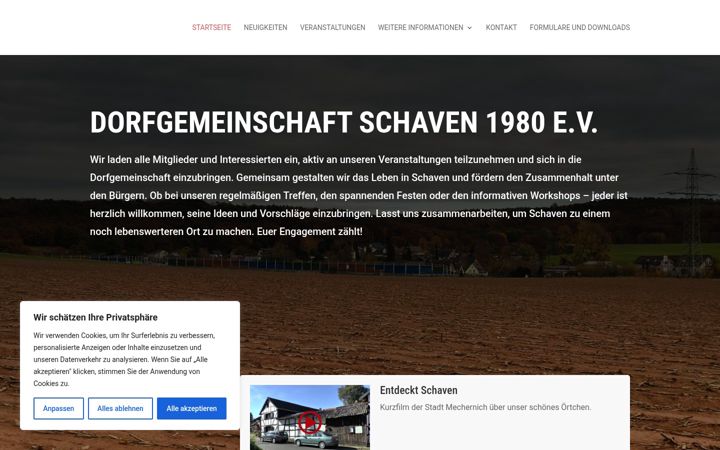 Screenshot of dg-schaven.de