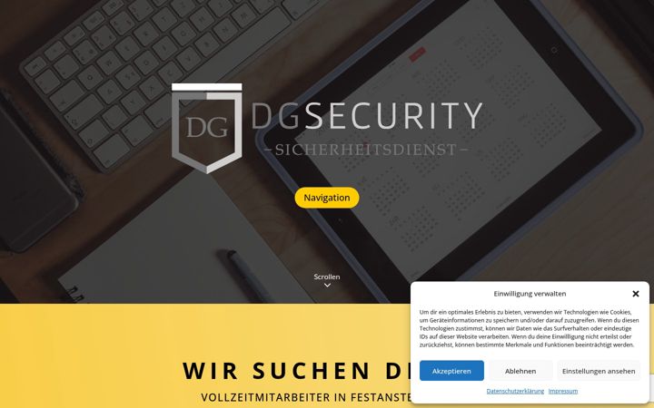 Screenshot of dg-security.de