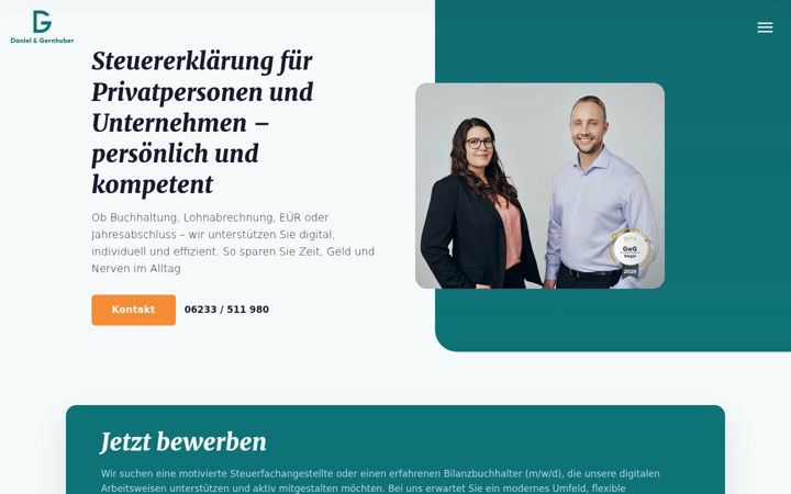 Screenshot of dg-stb.de
