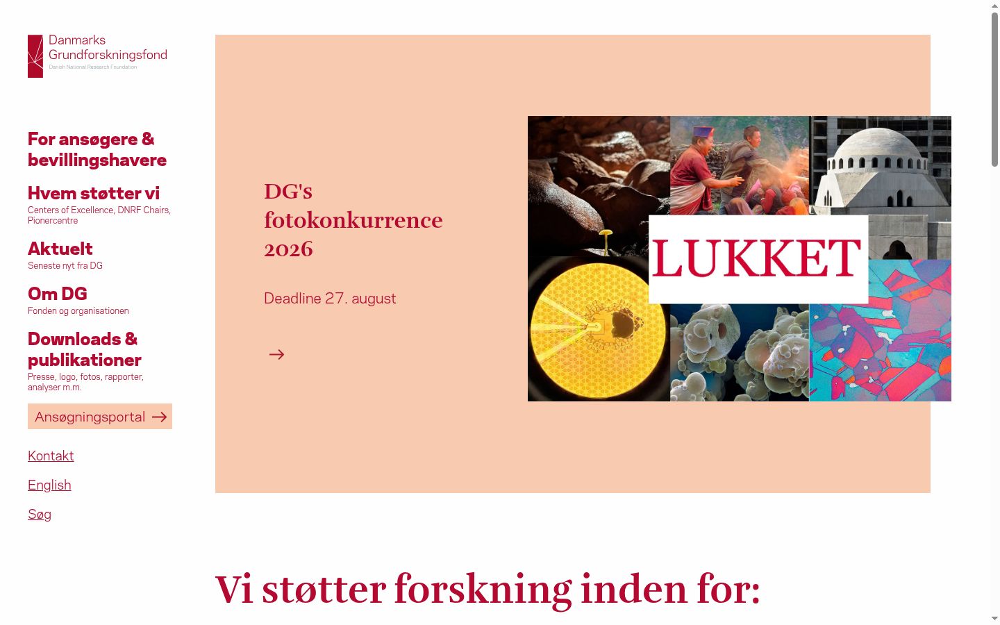 Skjermbilde av samtykkebanneret slik det vises før noen interaksjon
