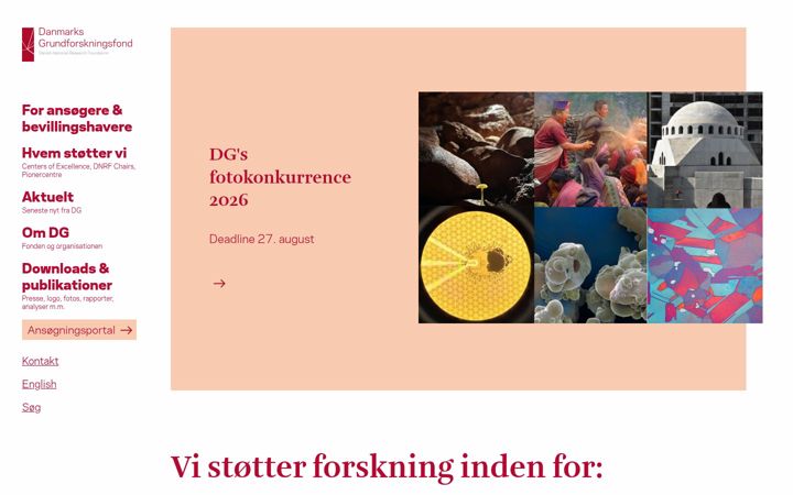 Screenshot van dg.dk