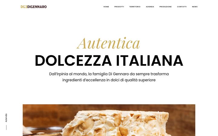 Screenshot of dg3dolciaria.it