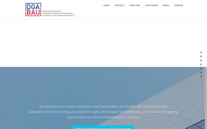Ekrānuzņēmums no dga-bau.de