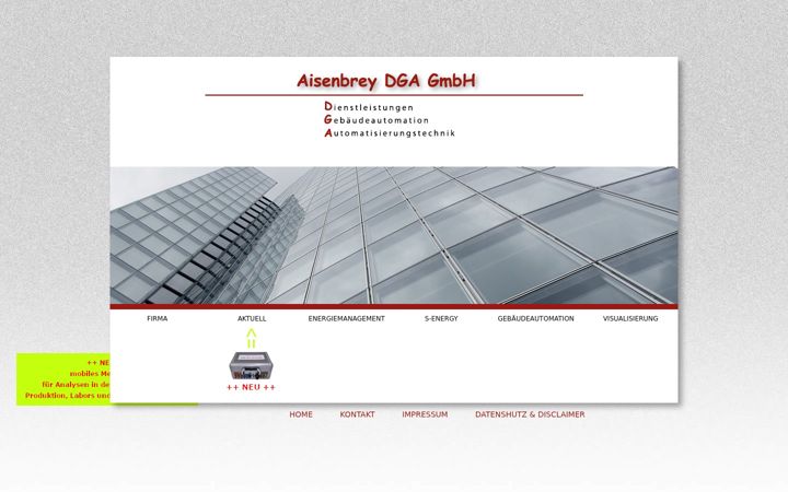 Screenshot of dga-gmbh.de