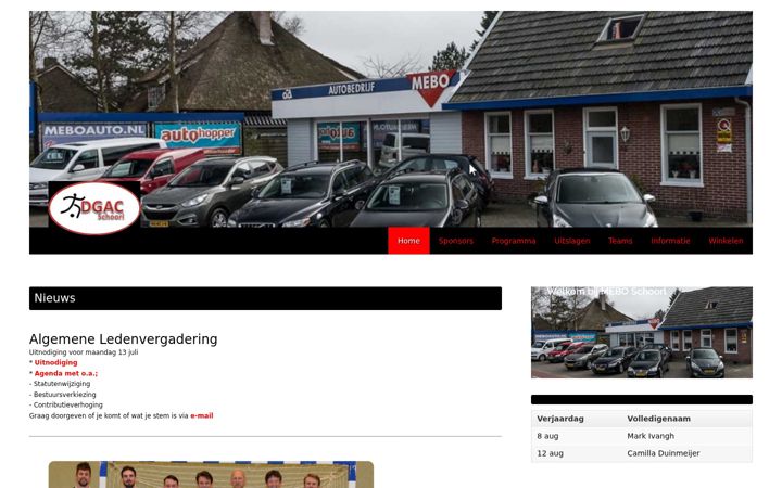 Screenshot of dgac.nl