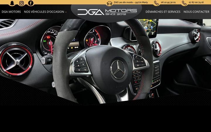 Captura de ecrã de dgamotors.fr