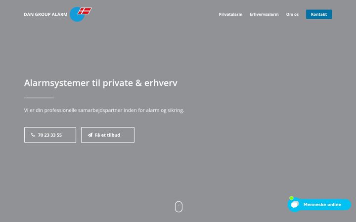 Screenshot of dgar.dk