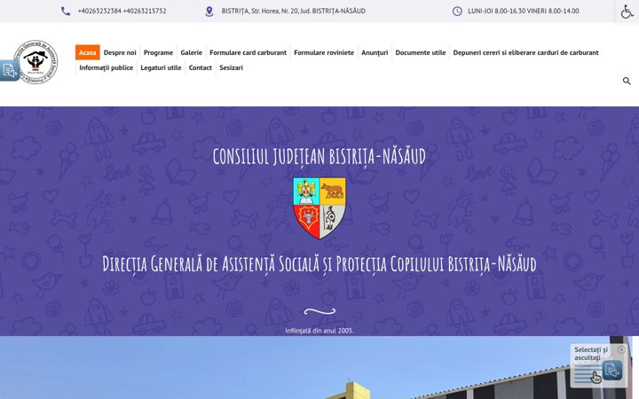 Screenshot of dgaspcbn.ro