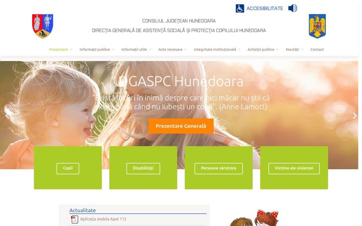 Screenshot of dgaspchd.ro