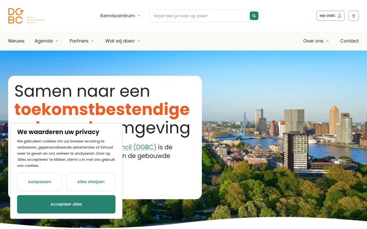 Screenshot of dgbc.nl