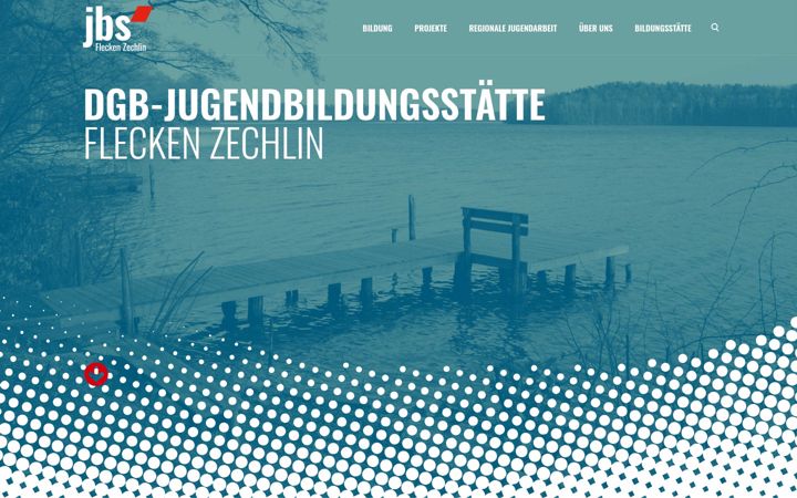Ekrano kopija dgbjugendbildungsstaette.de