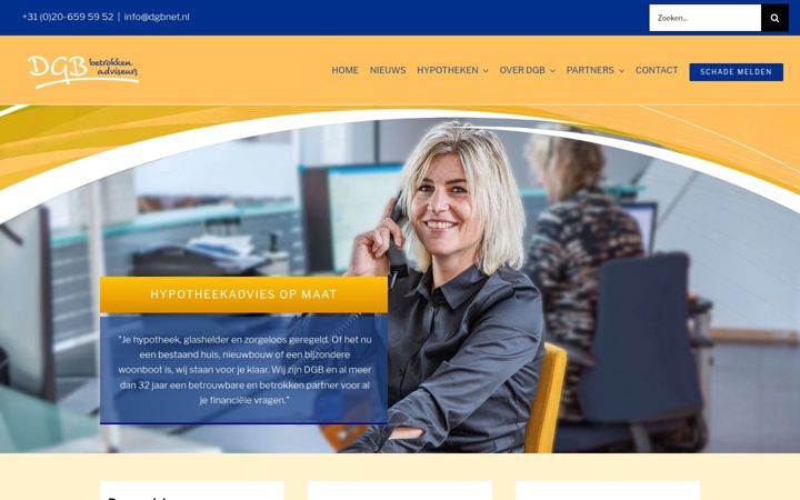 Screenshot of dgbnet.nl