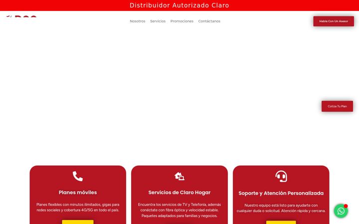 Screenshot of dgccomunicaciones.com