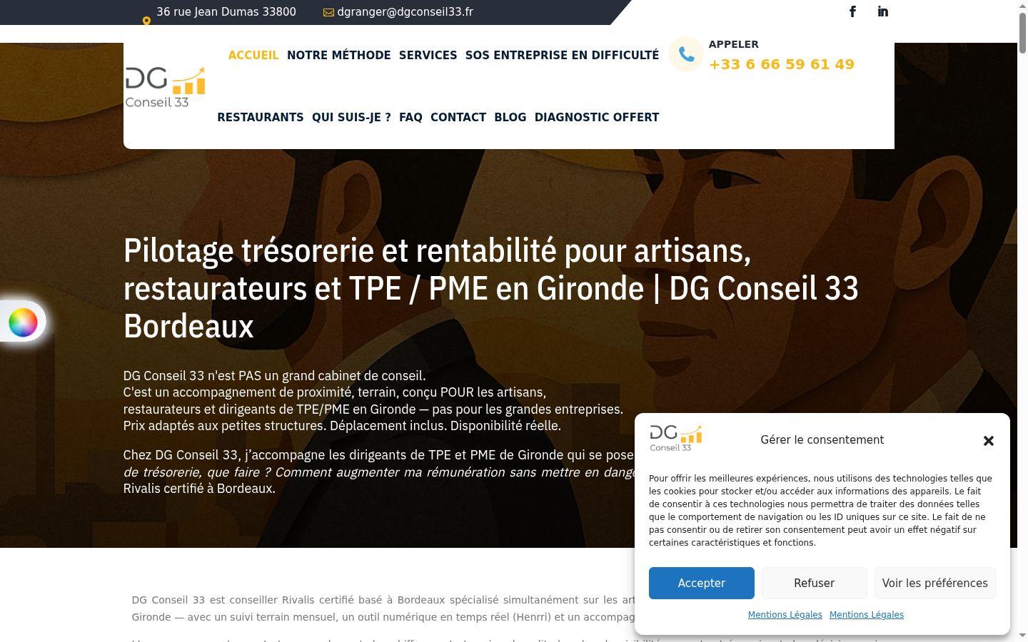 Screenshot tal-banner tal-kunsens muri qabel kwalunkwe interazzjoni