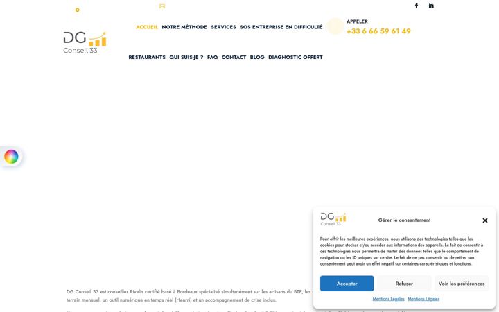 Screenshot of dgconseil33.fr