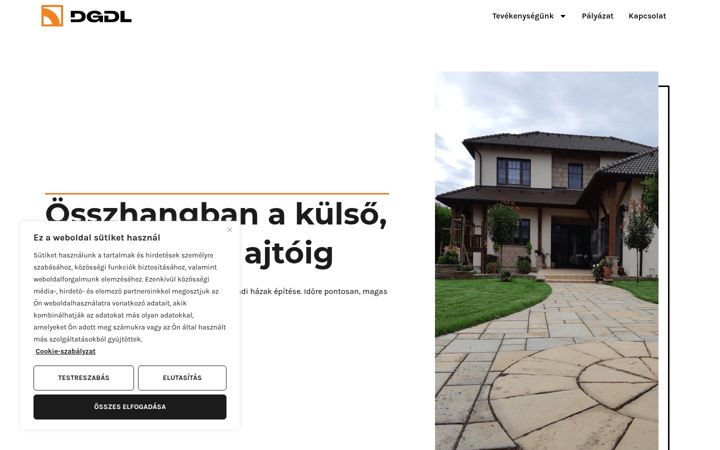 Screenshot of dgdl.hu