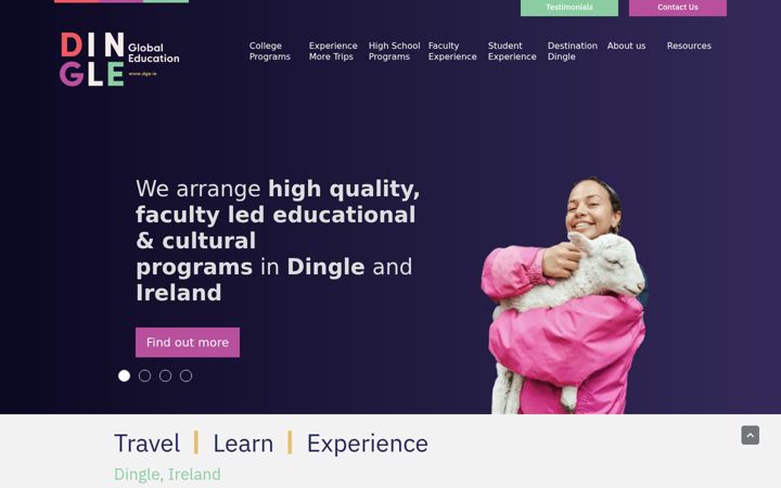 Screenshot von dge.ie