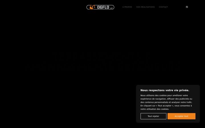 Screenshot of dgflo.be