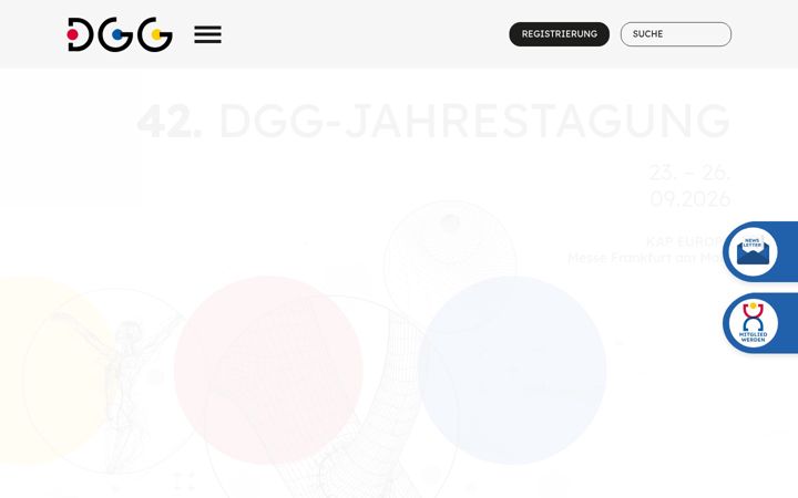 Ekrano kopija dgg-jahreskongress.de