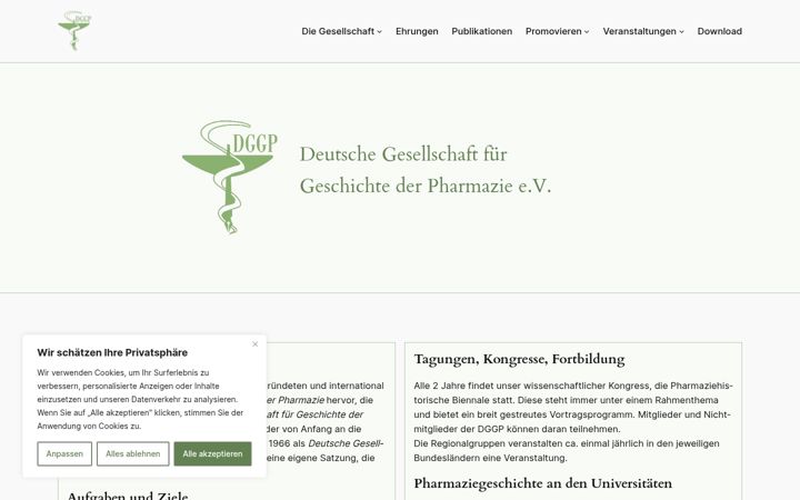 Képernyőkép: dggp.de