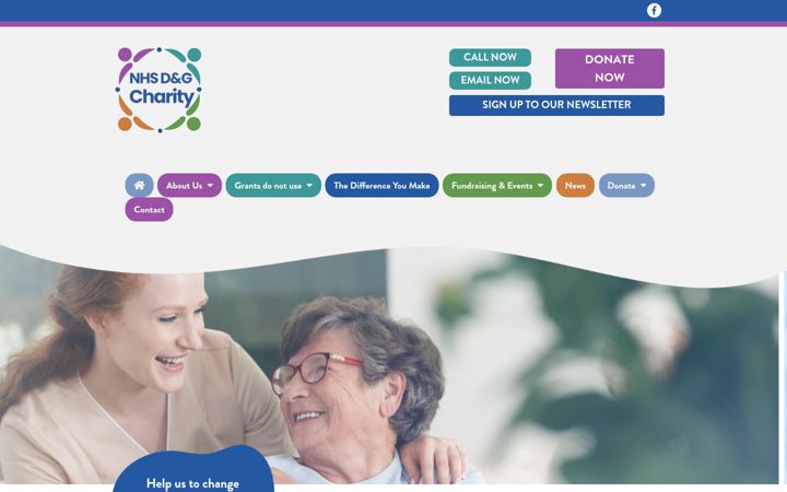 Screenshot of dghbef.org