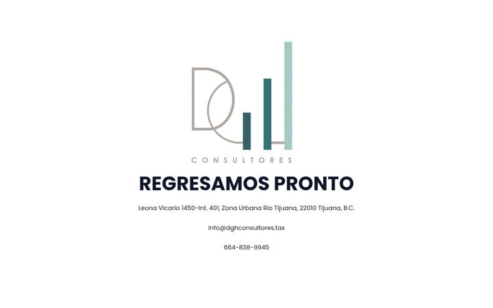 Screenshot of dghconsultores.tax